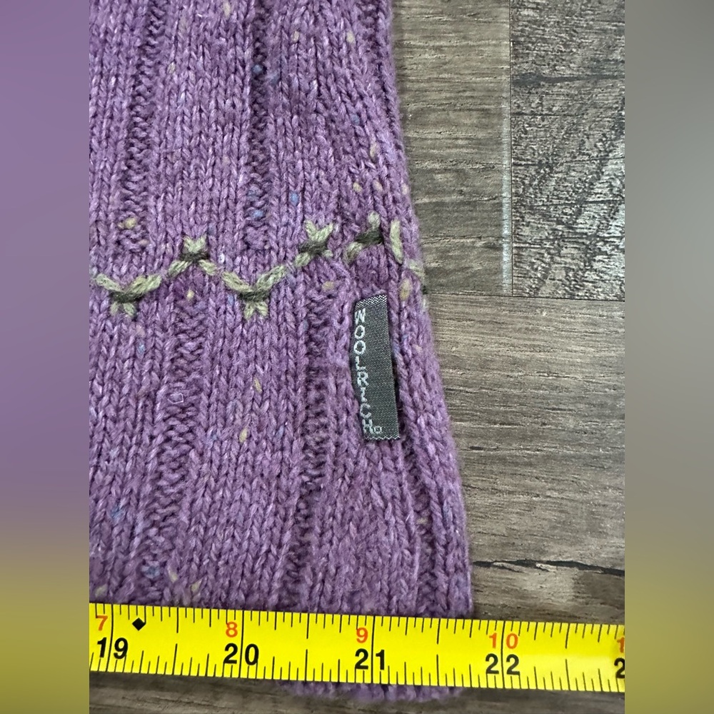 Vintage Woolrich Purple Knit Sweater Vest L - Picture 5 of 10